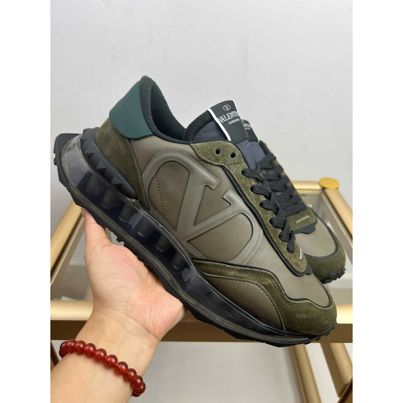 Valentino Garavani Vlogo Sneakers Army Green