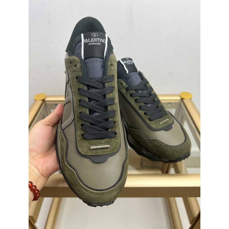 Valentino Garavani Vlogo Sneakers Army Green