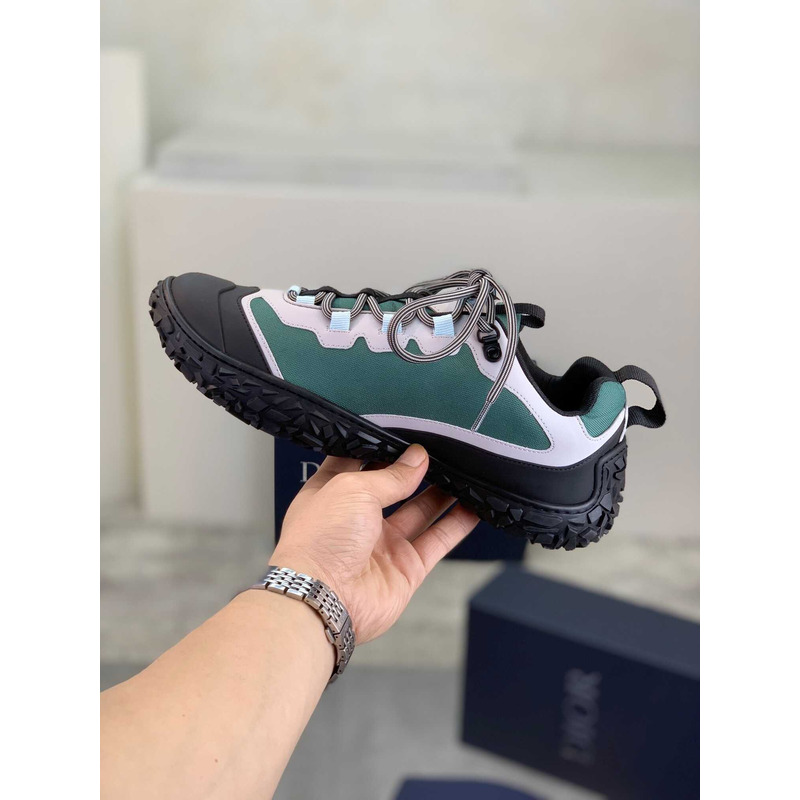 D*or D*orizon hiking shoe green-gray technical mesh and black rubber