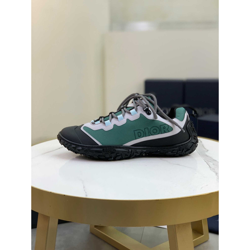 D*or D*orizon hiking shoe green-gray technical mesh and black rubber