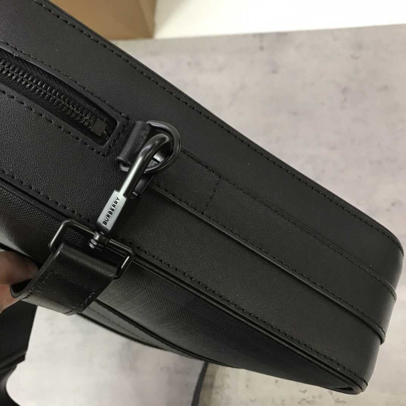 B**rry checked briefcase