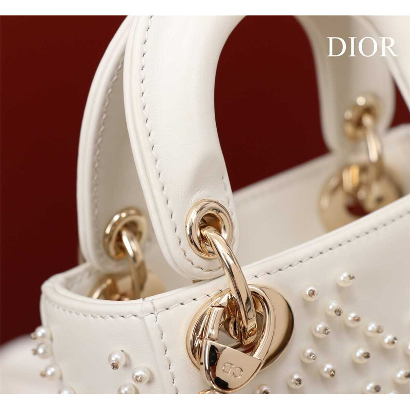 D*or lucky star white bag