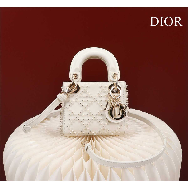 D*or lucky star white bag