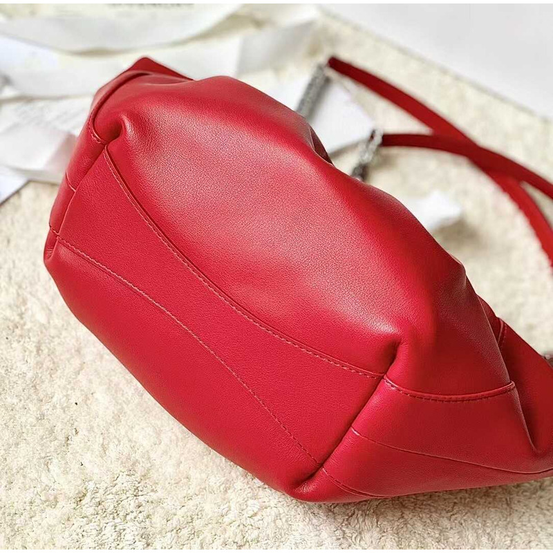 Givenchy Mini Kenny Monogram Top-Handle Bag In Silk Red