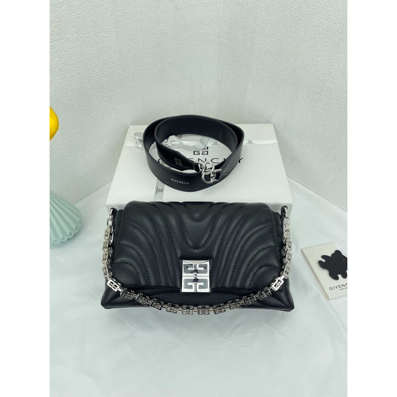 Givenchy Small 4G Crossbody Bag In Calf Leather Black