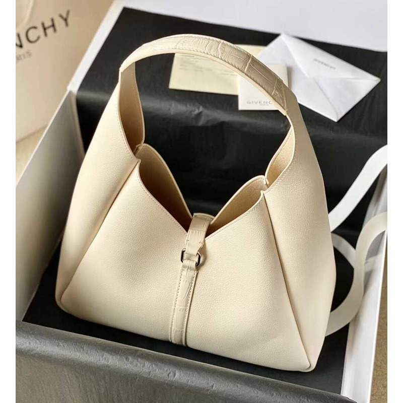 Givenchy Hobo Bag G-HOBO Medium Beige