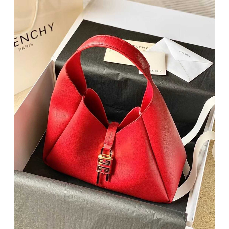 Givenchy Hobo Bag G-HOBO Medium Red