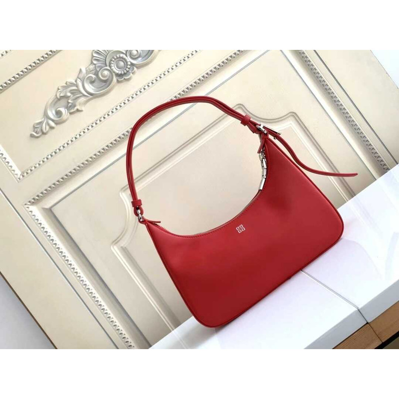 Givenchy Moon Cut Out Small Leather Shoulder Bag Red