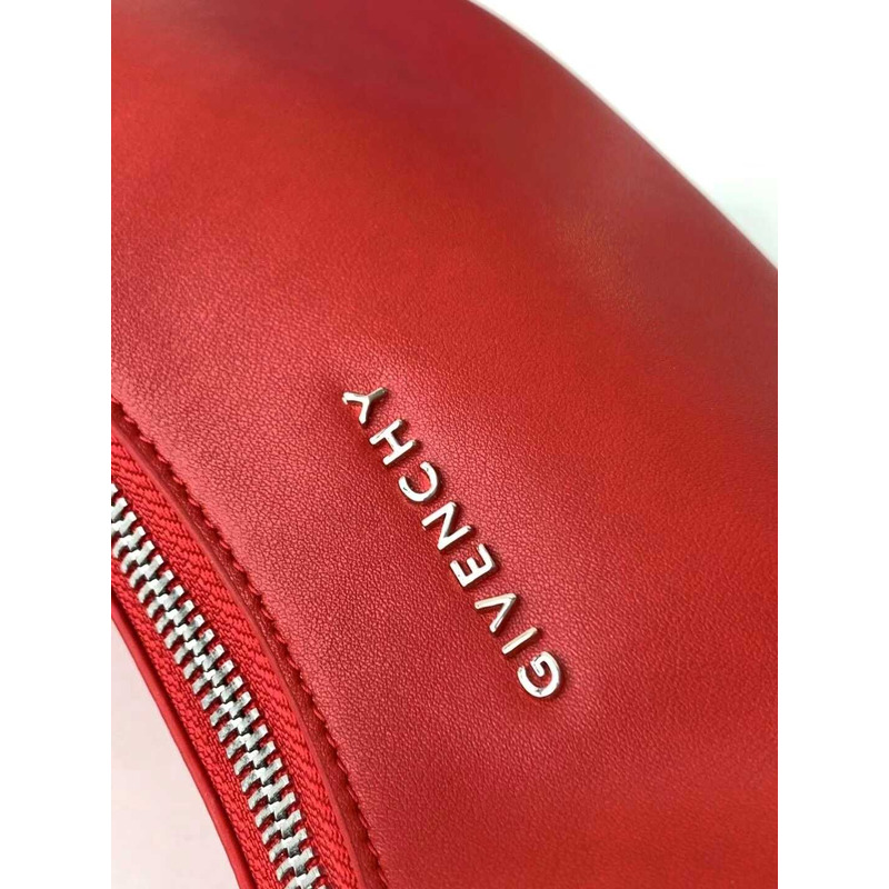 Givenchy Moon Cut Out Small Leather Shoulder Bag Red