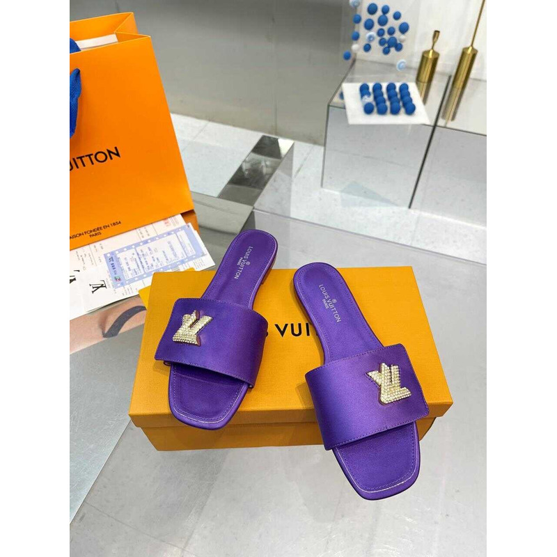 l**is V*t*n 1ab114 shake flat mule purple