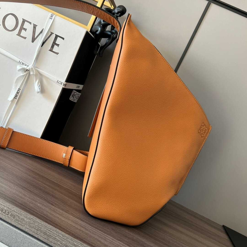 Loewe Anton Sling In Soft Grained Calfskin Orange