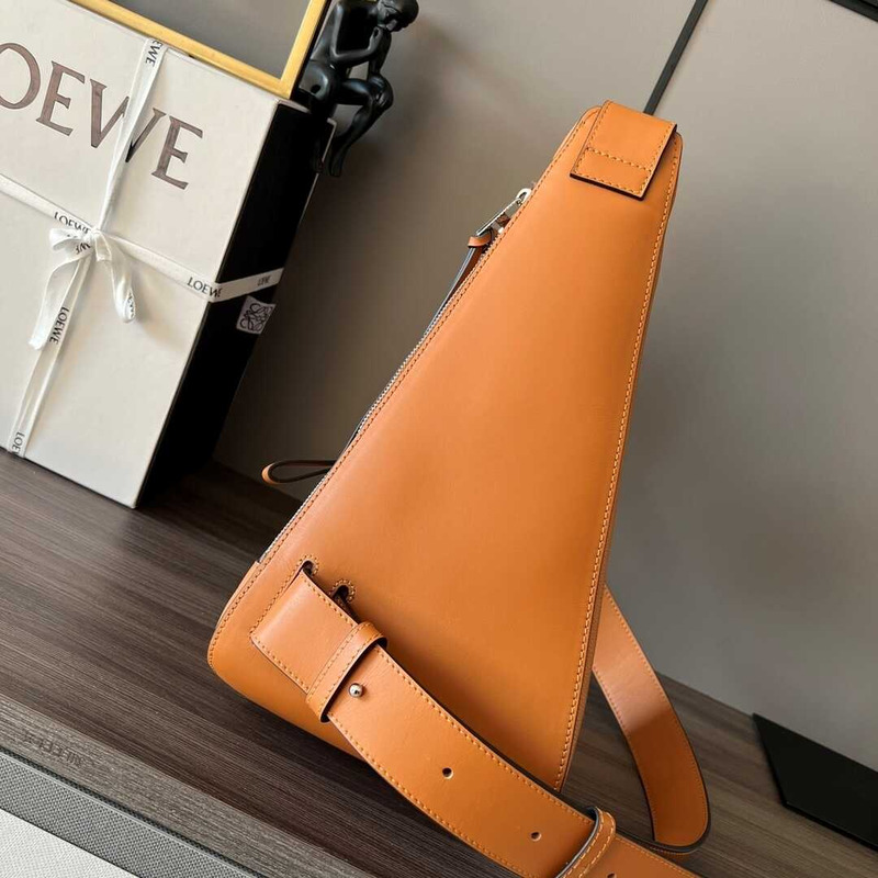 Loewe Anton Sling In Soft Grained Calfskin Orange