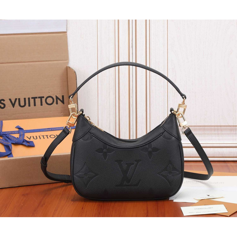 l**is V*t*n bagatelle empreinte leather black