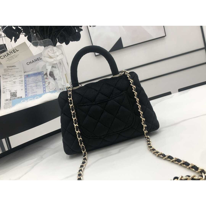 Ch*el mini coco handle bag