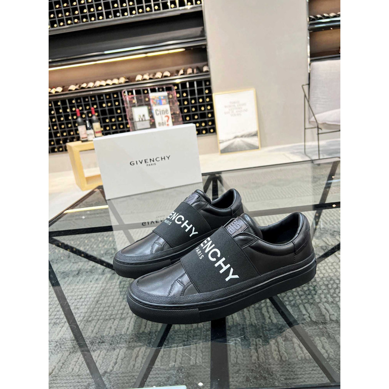 Givenchy Black Leather Sneakers