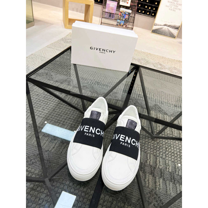 Givenchy White Leather Sneakers