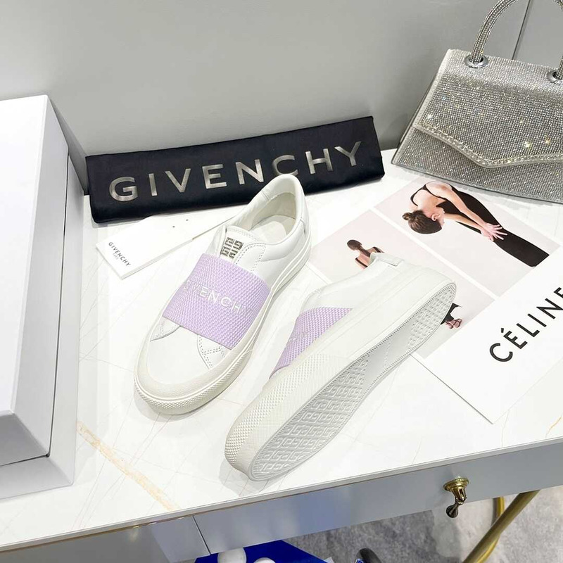 Givenchy Slip On Sneakers White/Purple