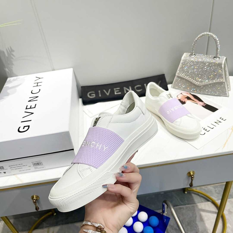 Givenchy Slip On Sneakers White/Purple