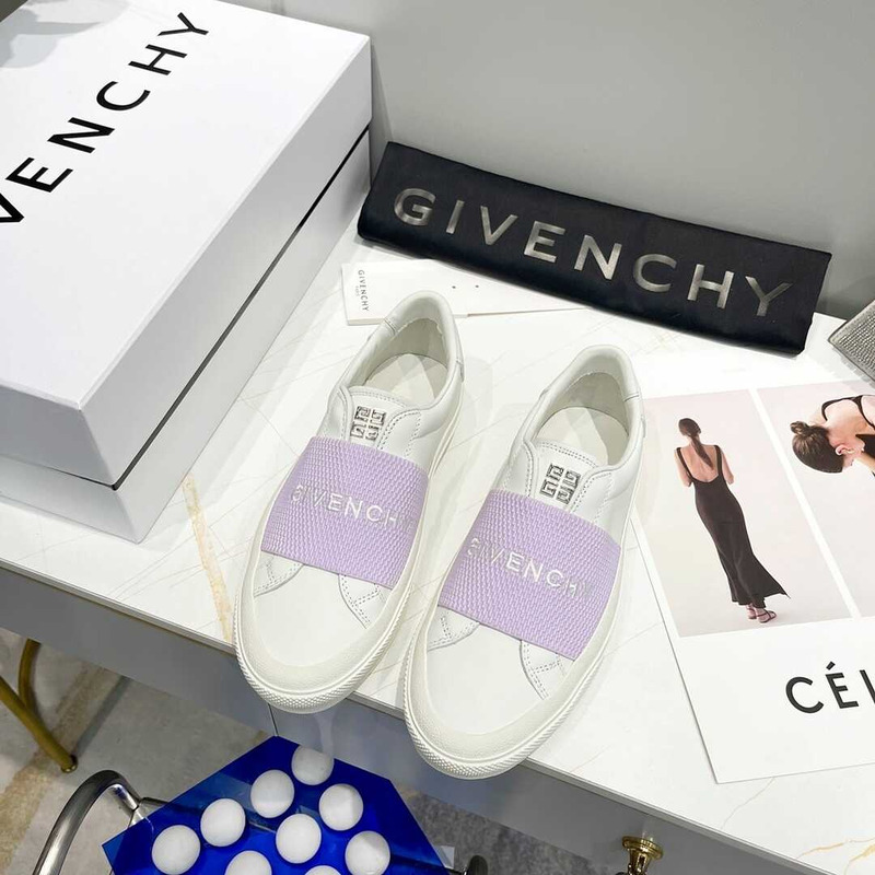 Givenchy Slip On Sneakers White/Purple