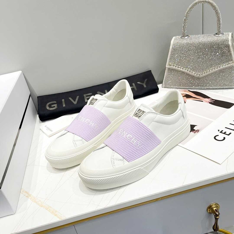 Givenchy Slip On Sneakers White/Purple