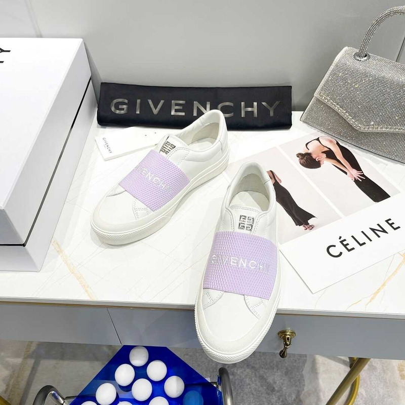 Givenchy Slip On Sneakers White/Purple