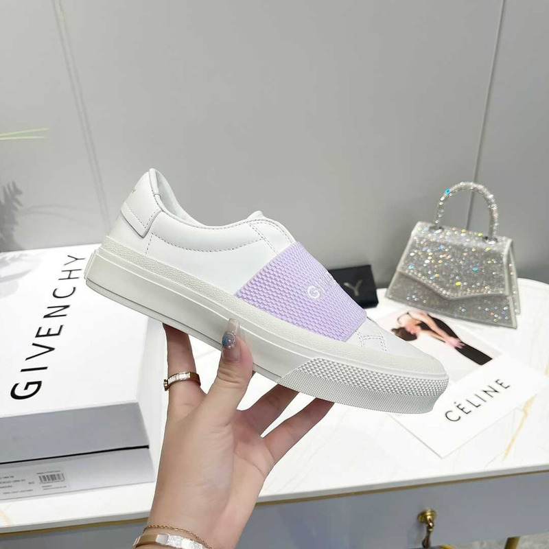 Givenchy Slip On Sneakers White/Purple