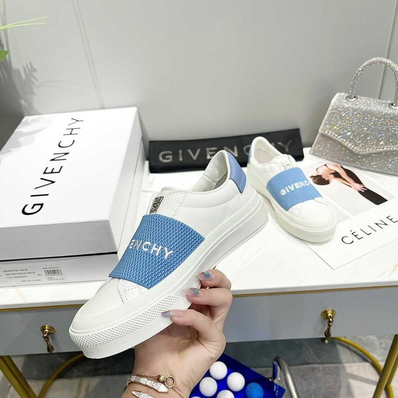 Givenchy Slip On Sneakers White/Blue