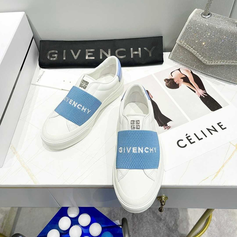 Givenchy Slip On Sneakers White/Blue