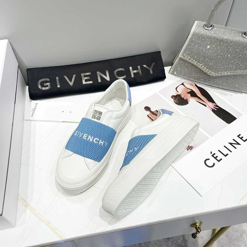 Givenchy Slip On Sneakers White/Blue