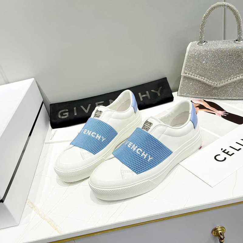 Givenchy Slip On Sneakers White/Blue