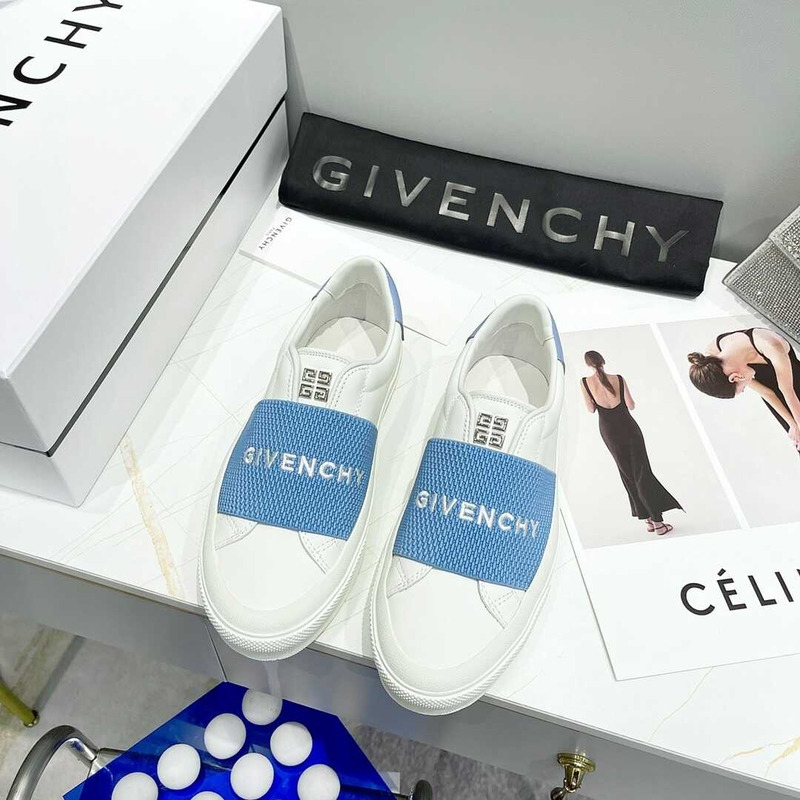 Givenchy Slip On Sneakers White/Blue