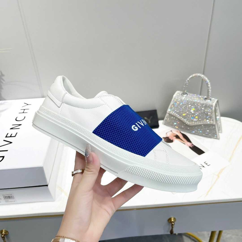 Givenchy Slip On Sneakers White/Navy Blue