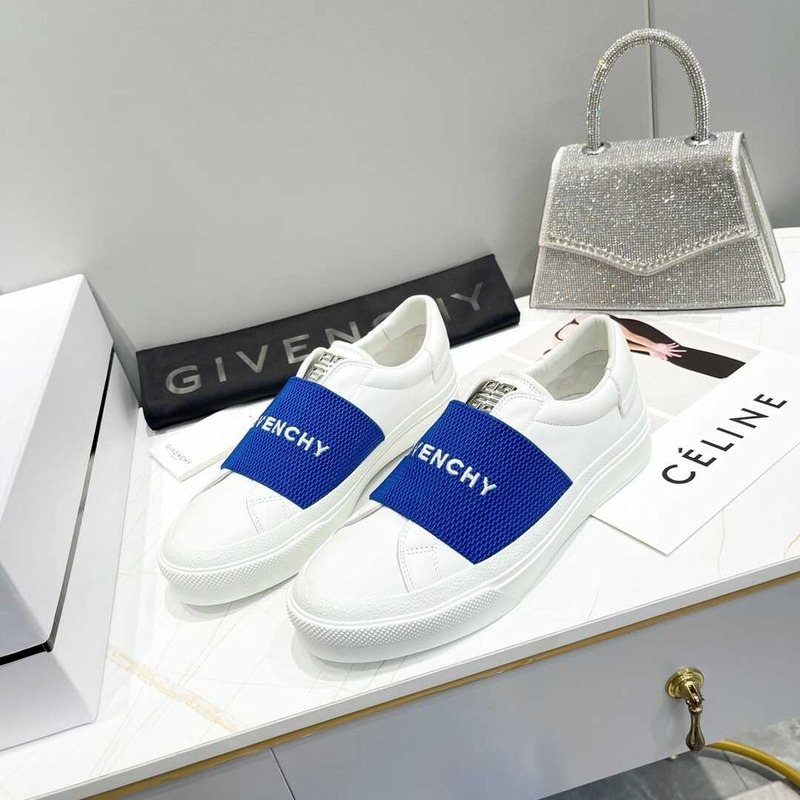 Givenchy Slip On Sneakers White/Navy Blue