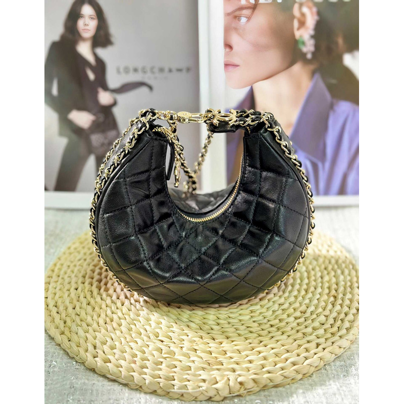 Ch*el hobo handbag black