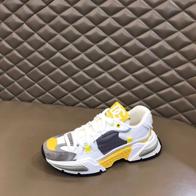 Dolce & Gabbana Airmaster Sneakers White&Yellow