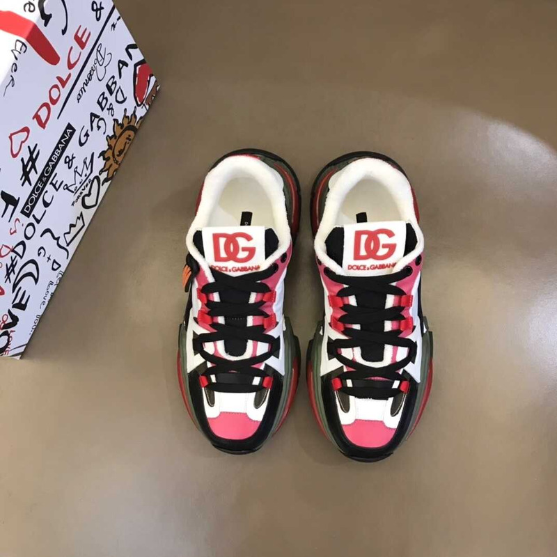 Dolce & Gabbana Airmaster Sneakers Pink&Black