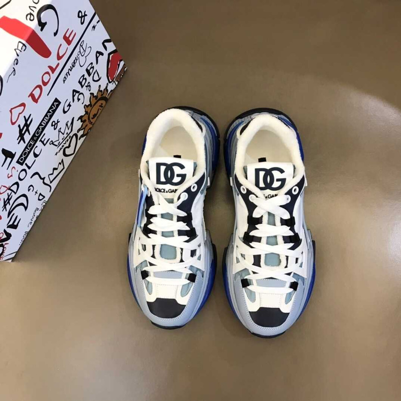 Dolce & Gabbana Airmaster Sneakers Blue&White