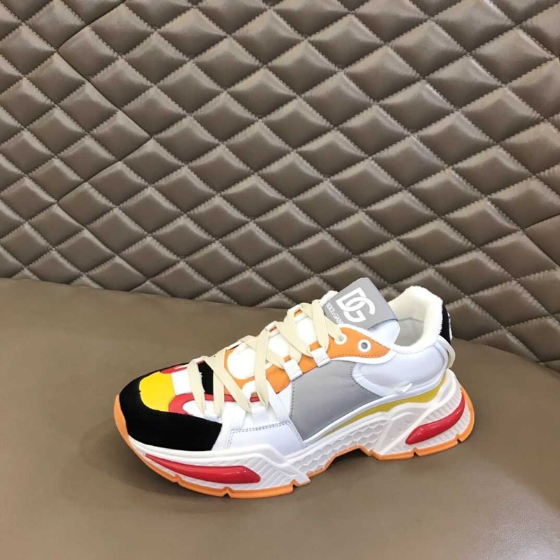 Dolce & Gabbana Airmaster Sneakers Orange&White