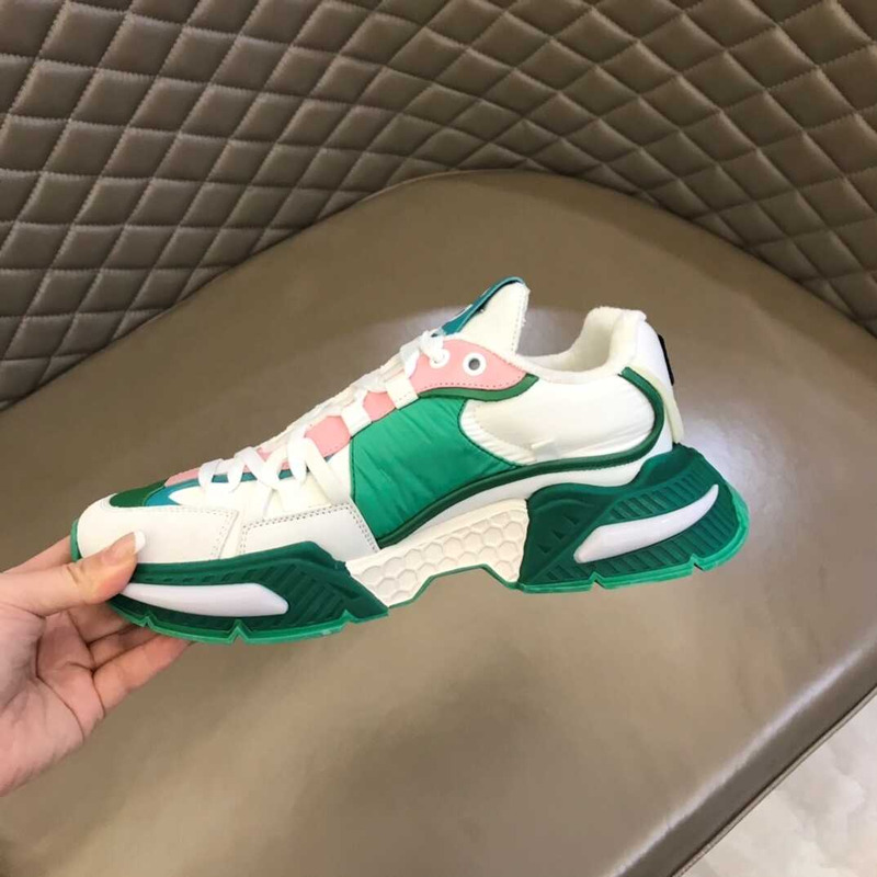 Dolce & Gabbana Airmaster Sneakers Pink&Green