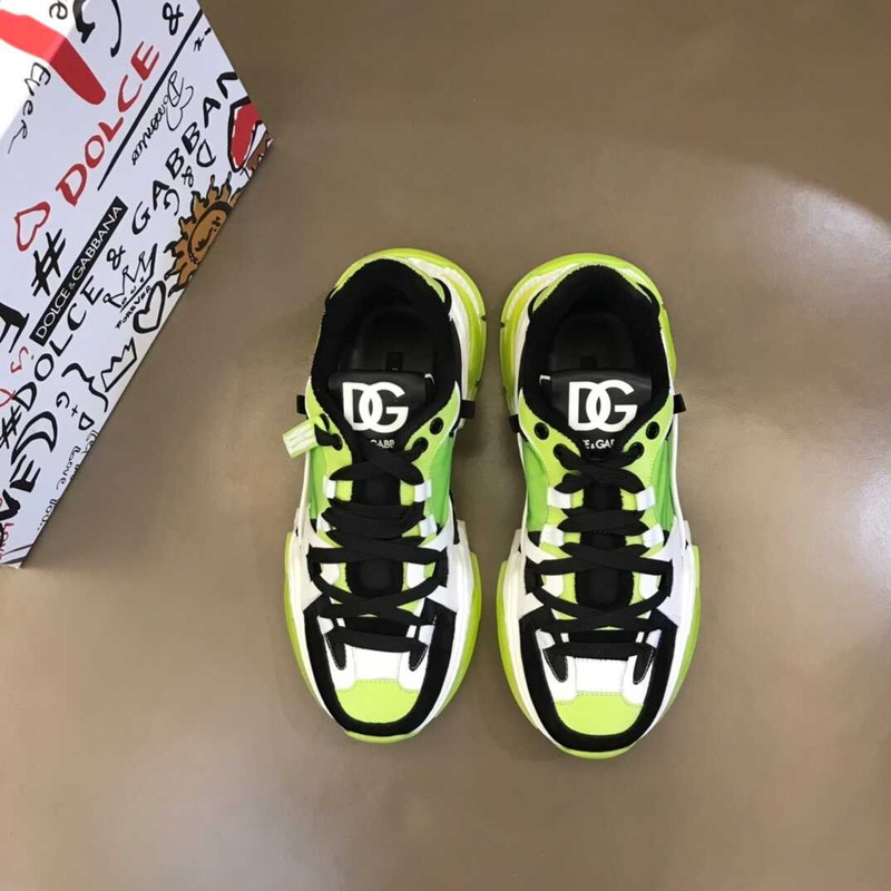 Dolce & Gabbana Airmaster Sneakers Black&Green