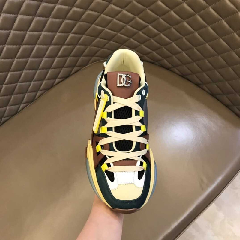 Dolce & Gabbana Airmaster Sneakers Black&Yellow