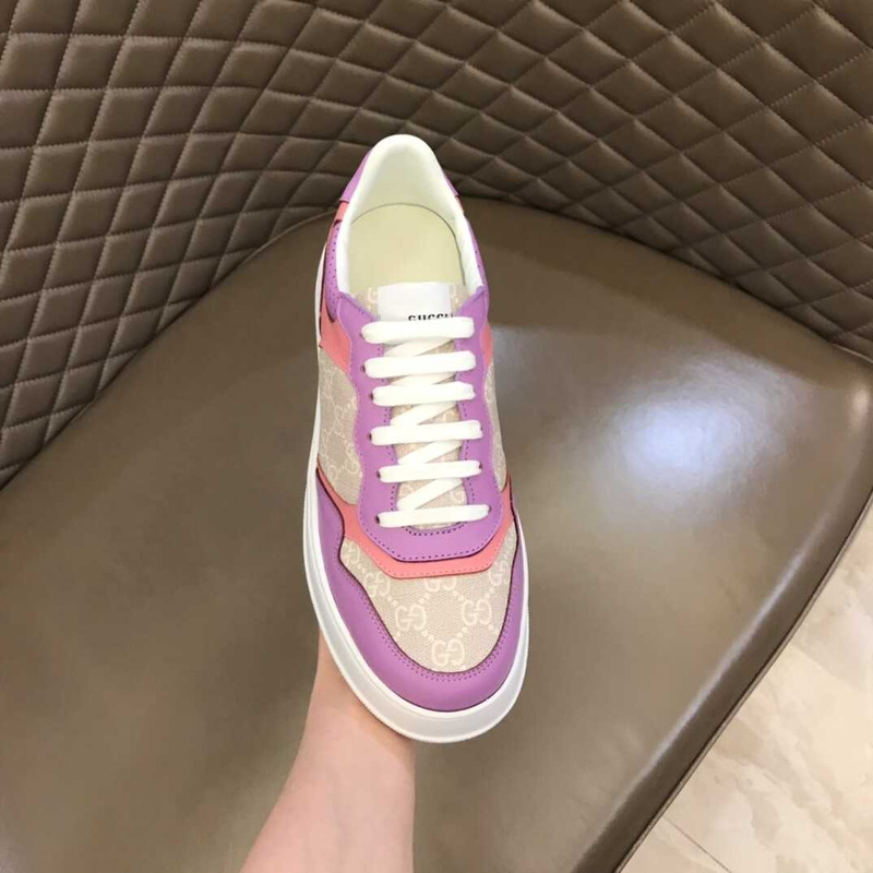 G*u*i gg mixed media sneaker pink