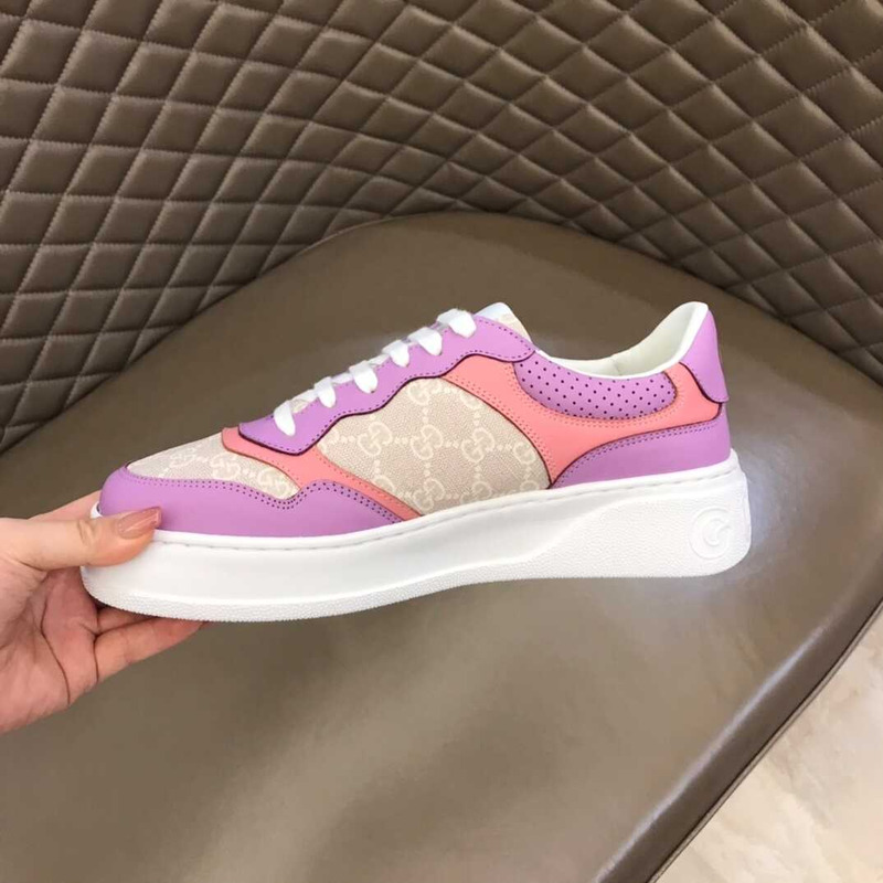 G*u*i gg mixed media sneaker pink