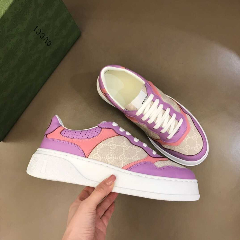 G*u*i gg mixed media sneaker pink