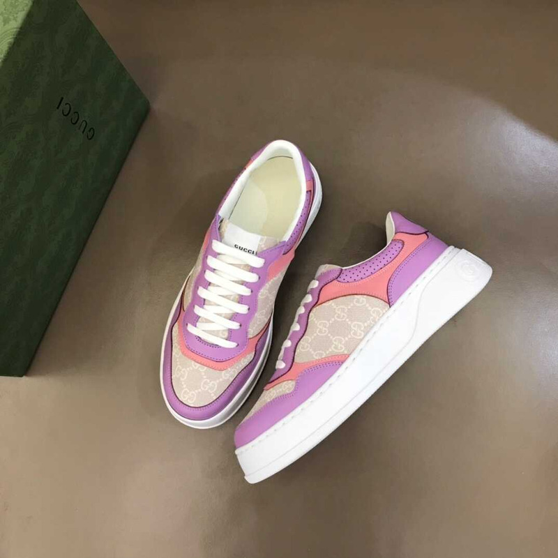 G*u*i gg mixed media sneaker pink