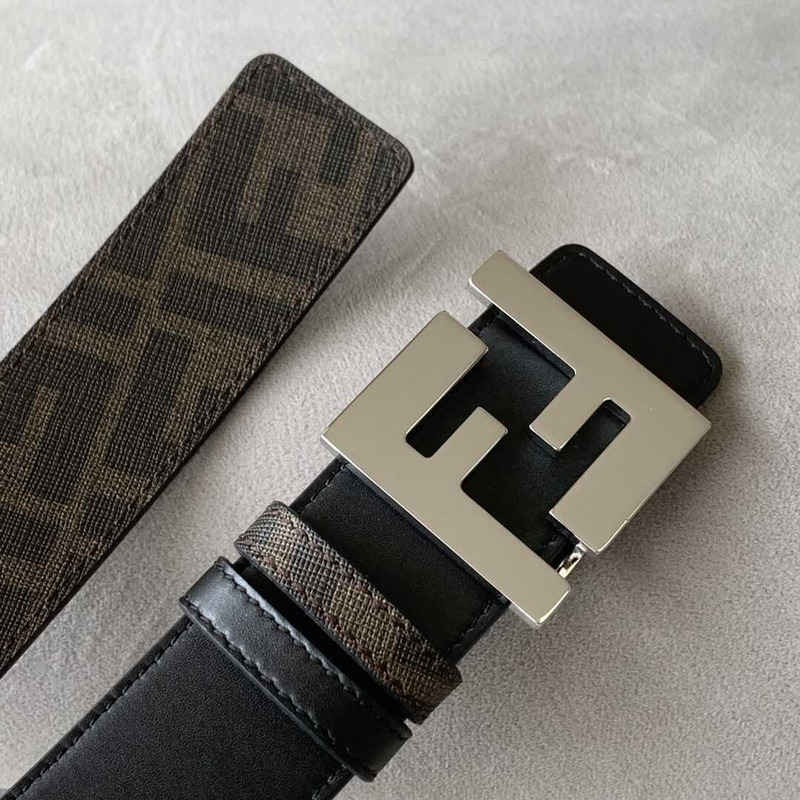 F**di ff motif reversible belt sliver