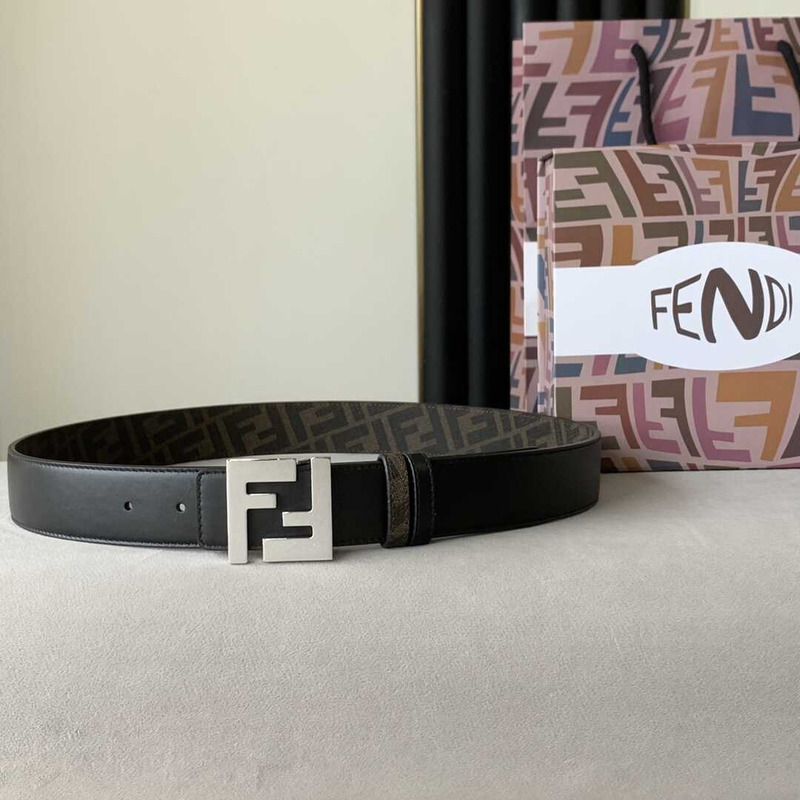 F**di ff motif reversible belt sliver