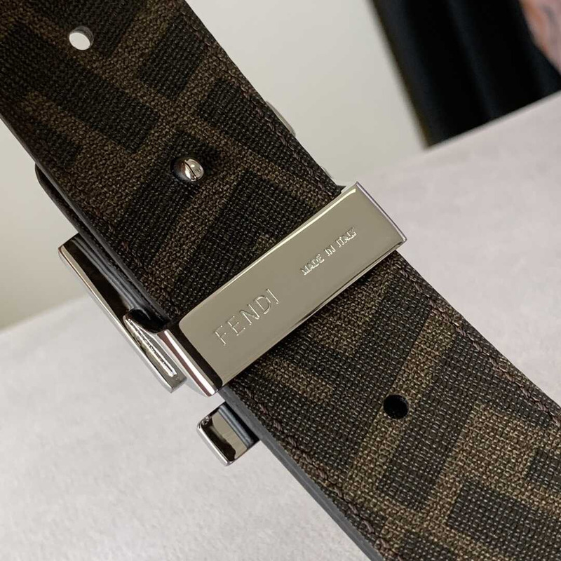 F**di ff motif reversible belt sliver