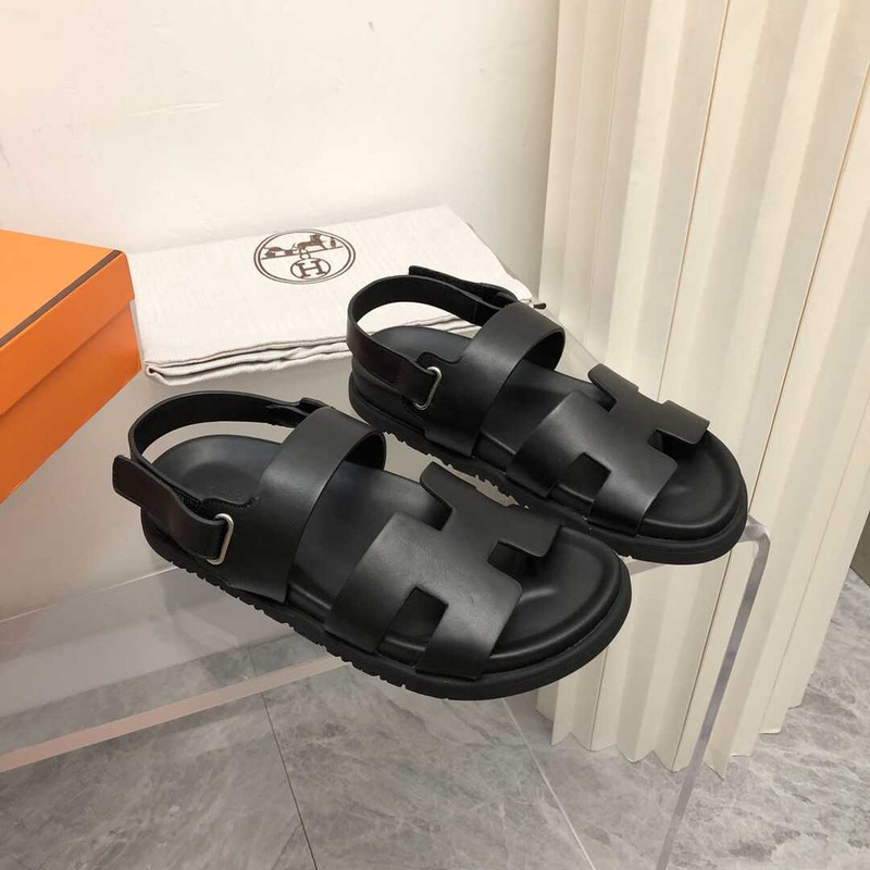 H**mes mens leather sandals