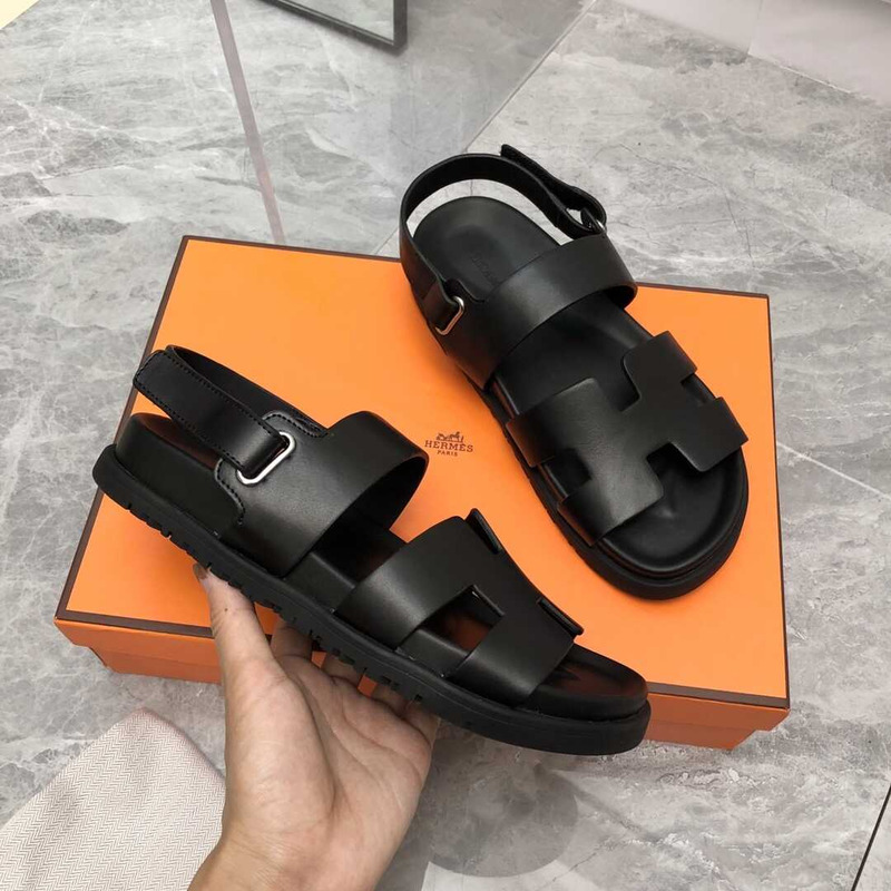 H**mes mens leather sandals